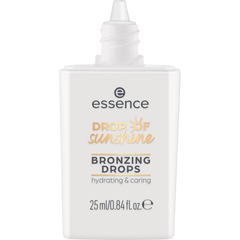 essence Drop of Sunshine Gotas Bronceadoras, Marrón, Acabado Luminoso, Hidratante