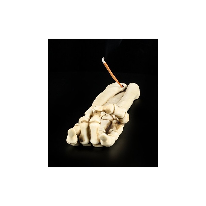 Figuren-Shop.de Skeletthand Incense Holder Devil Horn