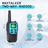 MaxTalker Walkie Talkies Long Range for Adults, Rechargeable Walkie Talkies