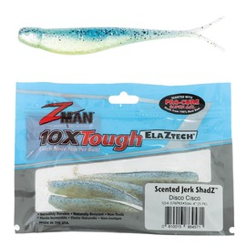 Z-Man SJS4-376PK5 Scented Jerk Shadz 4" Disco Cisco 5 Pack