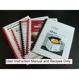 Toastmaster Bread Machine Manual Model TBR15