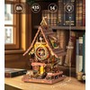 ROKR Cuckoo Clock Mechanical 3D Wooden Puzzle Kit for Adults,