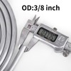 3/8" OD Aluminum Hard Fuel Line 16 Feet Hardline Tube