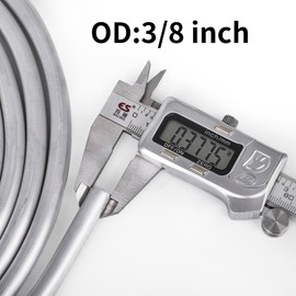 3/8" OD Aluminum Hard Fuel Line 16 Feet Hardline Tube Thickness is 0.039"