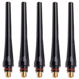 Alffun 5Pcs TIG Welding 57Y02 Long Back Cap for TIG Welding Torch wp 17 18 26 Series Tig ConsumablesWelding Soldering Supplies