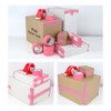 BOMEI PACK Pink Packing Tape with Dispenser, 2.4 Mil 1.88