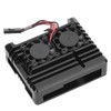 Aluminium Alloy Armor Case Kit with Dual Cooling Fan Heatsink