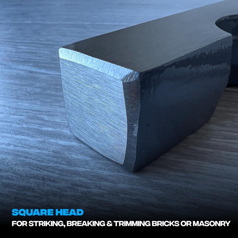 OX Tools OX-P082424 24 oz. Brick Hammer, Non-slip Grip handle,