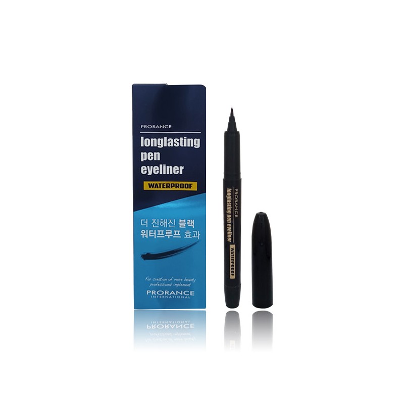 Prorance Long Lasting Brush Pen Eyeliner Black / 프로랑스 롱라스팅