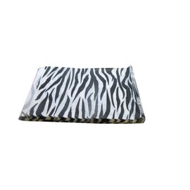 N'icePackaging 100 Qty 5" x 7" Decorative Flat Paper Gift Bags - Zebra Pattern on White Kraft Bags - For Sales/Treats/Parties Cookies/Gifts