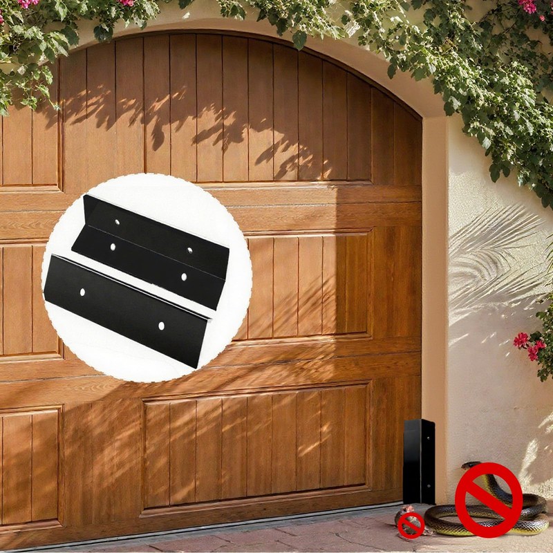 Garage Door Rodent Guard – Aluminum Mouse Snake Shield Plates