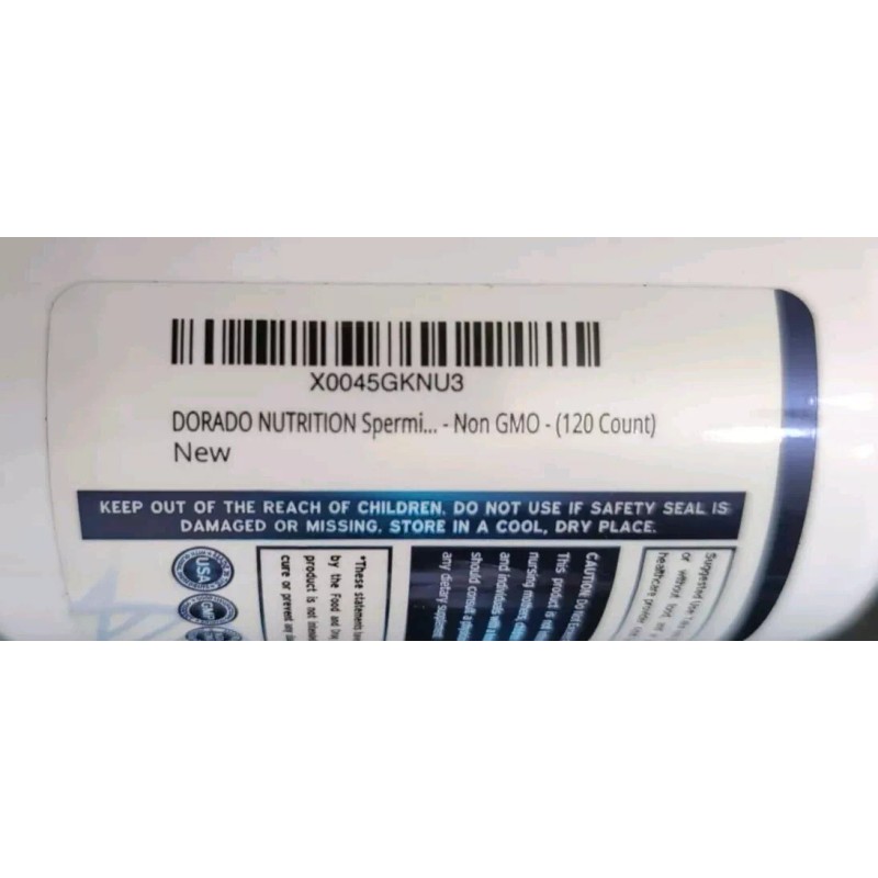 Dorado Nutrition spermidine Maximum Strength 10MG Per Serving