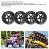 4Pcs 1/10 RC Tires Plastic Rubber Smoothly Surface Strong Cushioning