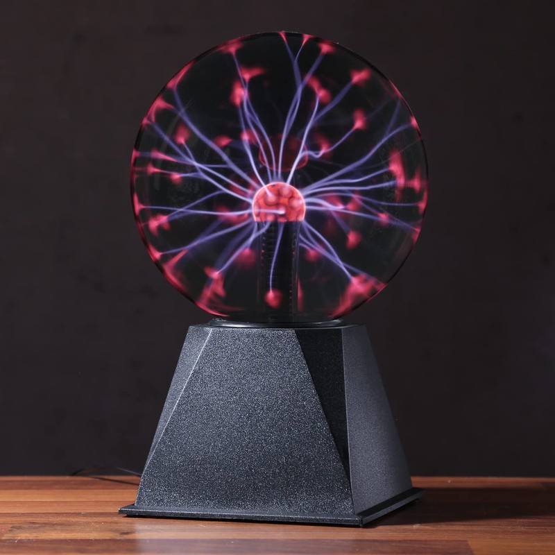 Plasma Ball Red 15 cm – Twitching, Red Flash Show