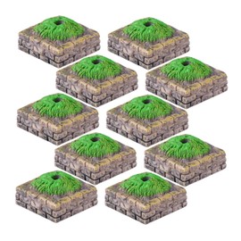 Operitacx 10pcs Tree Altar Base Desert Habitat Diorama Kit Landscape Model Tree Altar Sand Table Scenery Decor Model Sand Table Toy Table Accessory Small Sand Table Decoration Plastic