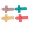 4Pcs Silicone Baby Teether Toy Infant Teething Relief Molar Soothe
