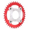 104BCD Electric Bike Chainring and Adapter 38T Aluminum Alloy CNC
