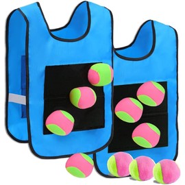 的当て ダーツ ボール 2枚 セット 的あて 屋内 屋外 公園 遊び おもちゃ スポーツ (青)