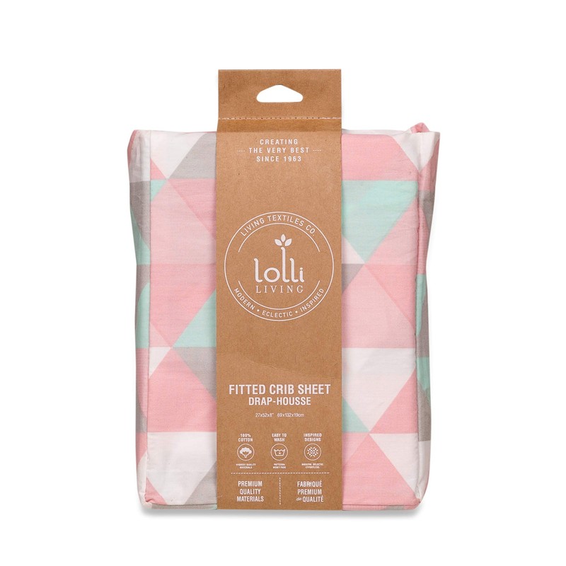 Lolli Living Sábana Bajera Ajustable para Cuna gorrión, trípode