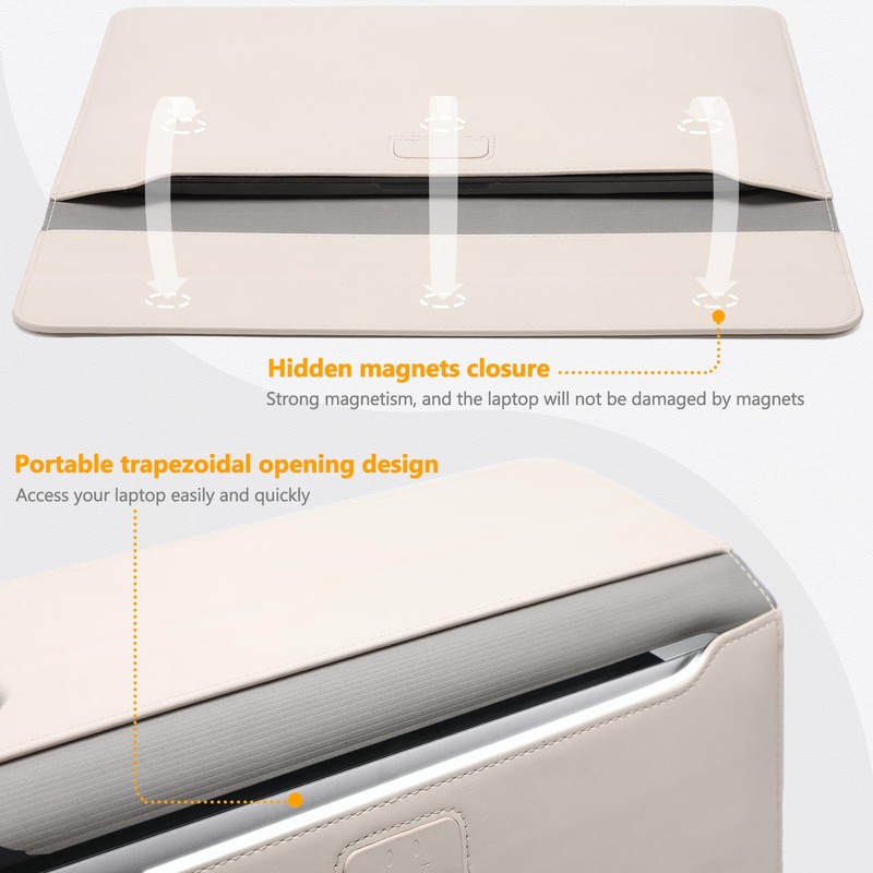 HYZUO HYZUO 13 Inch Laptop Sleeve Case with Stand for