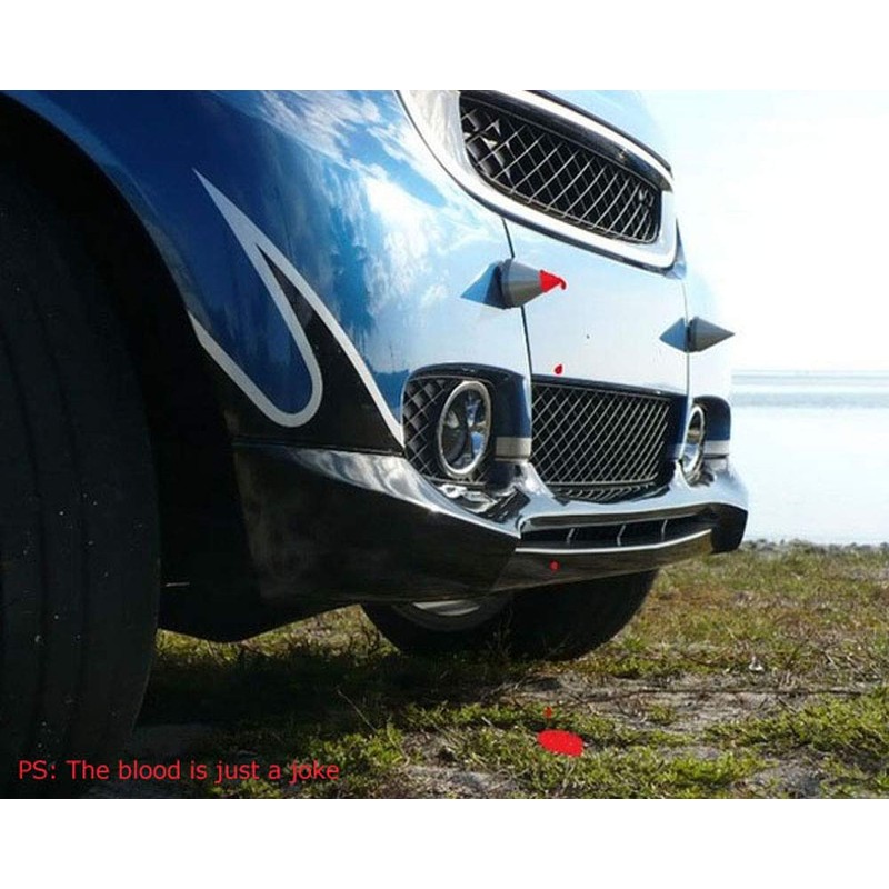 iJDMTOY Silver Universal Fit Bump Protector Spike Guards Compatible with