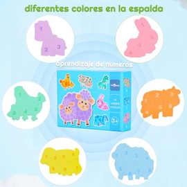 JAYLEN Rompecabezas Rompecabezas de 33 Piezas Juego de Juguetes educativos de Aprendizaje Preescolar Rompecabezas (Familia)