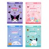4 Pack Cute Clear L-Type File Folder Transparent Document Folder