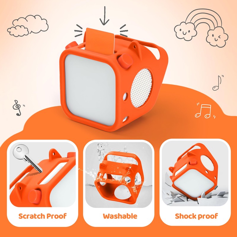 Protective Cover Carrying Silicone Case Compatible with Yoto Player 3rd