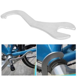 Bike Spanner 2 in 1 Firm Steel Dual‑purpose Bicycle Repair Wrench for Bottom Bracket Lockring Pedal