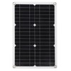 18V 20W Portable Solar Panel Semi Flexible Monocrystalline Waterproof Solar