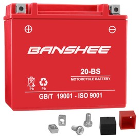 Banshee YTX20-BS AGM Battery – Compatible with Polaris 800 SwitchBack Adventure (2016–2019) – 310 CCA – Sealed, Maintenance-Free High Performance