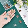 PH PandaHall 16pcs 8 Styles Tree of Life Pendant Natural