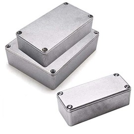 Supertool IP54 Aluminium Electronics Project Box Case Enclosure Outdoor/External Enclosure Power Junction Box Complete with Connector