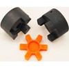 Premium 1/2 to 1 L095 Flexible 3-Piece L-Jaw Urethane Coupling