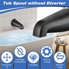 Dreyoo Tub Spout (Universal Fits 1/2" Copper Pipe, 1/2" IPS
