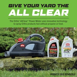 Ortho AllClear Power Mister - Rechargeable Battery-Powered Lawn and Garden Sprayer, No Propane, Sprays up to 15 ft. and Covers up to 20,000 sq. ft. Per Charge