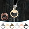 1pcs Gold Zipper Pull Replacement, Detachable Metal Zipper Puller Zip