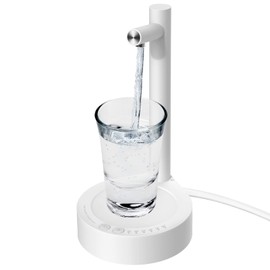 Desktop Water Bottle Dispenser, Keweis Portable Electric Water Bottle Pump for 5 Gallon & Universal Bottles, USB Charging Automatic Drinking Water Dispenser Water Jug Pump for Home, Office, Outdoor