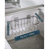 Consumest Sponge Holder for Kitchen Sink with Adhesive Hook &