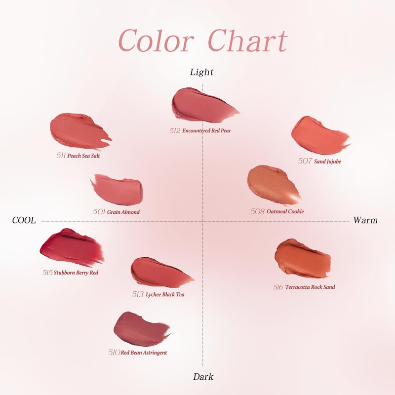 L'ADORE COLORS Souffle Mat Lip (510 Red Bean Astringent)