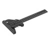Woodworking Scribing Ruler Aluminum Alloy TType Scriber Carpentry Measuring Marking
