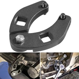 Camoo 7463 Adjustable Gland Nut Wrench Hydraulic Cylinder Spanner Wrench Adjustable, Removing Hydraulic Cylinders, With 7/32, 1/4 inch Pin, Suitable for Farm & Construction Equipment