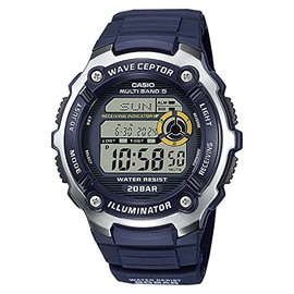 Casio WV-200 Watch, Casio Collection, navy, 1 piece, Newest model