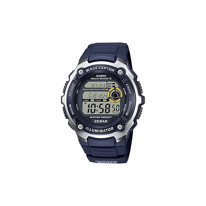 Casio WV-200 Watch, Casio Collection, navy, 1 piece, Newest model