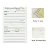 suituts 300 Sets Maintenance Request Book/Forms, 2 Part Carbonless, 6
