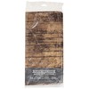 Creative Converting 329655 Wood Grain Design Plastic Tablecloth