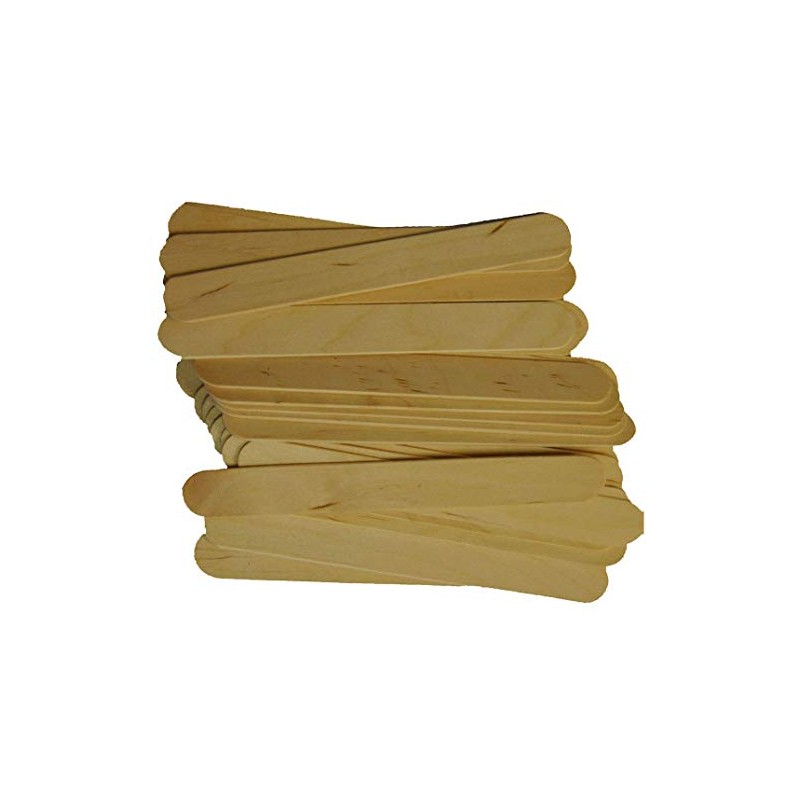 Spa Stix Large Jumbo Waxing Sticks - 6" x 3/4",
