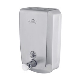 Dolphy 304 Stainless Steel Liquid Soap Dispenser for Bathroom & Kitchen -1000 ML