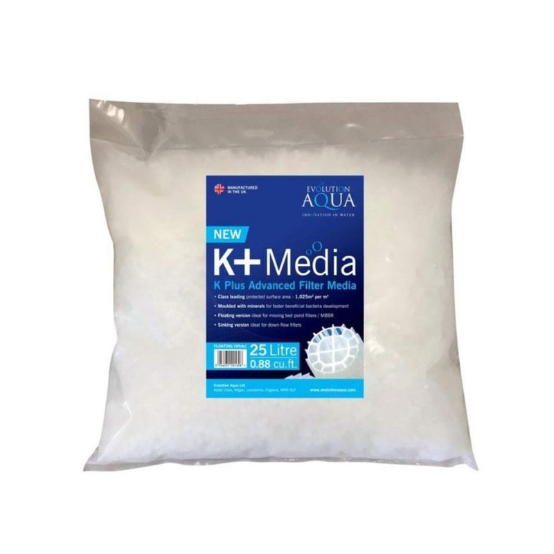 Evolution Aqua K+ Media 25L Floating (White)
