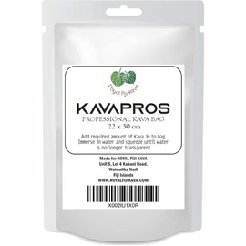 Royal Fiji Kava Strainer Bag for Straining Kava Drink Reusable Nylon